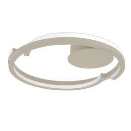 Mezzomonte tak, sandfarget, LED
