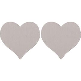 ACCESSORIZE HJERTER BEIGE 2-PK_054-28