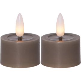 FLAMME FLOW t-lys Ø 4 cm 2-pk muldvarp_060-05