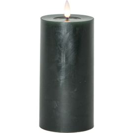 Flamme Flow kubbelys 17.5 cm mørk grønn_060-16