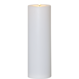 FLAMME RAK KUBBELYS PLASTIKK 32.5 CM HVIT_061-26