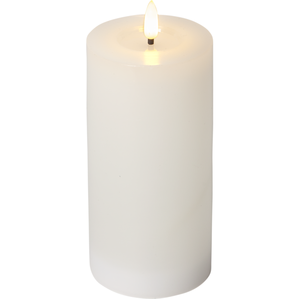 Flamme Flow kubbelys 17.5 cm hvit