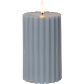 FLAMME STRIPE KUBBELYS 15 CM BLÅ_061-70