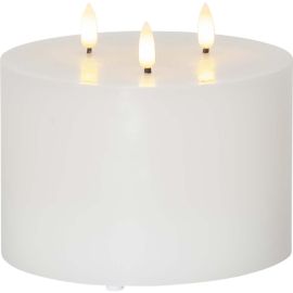 FLAMME stort lys m/3 veker D 15 / H 13 cm_063-47