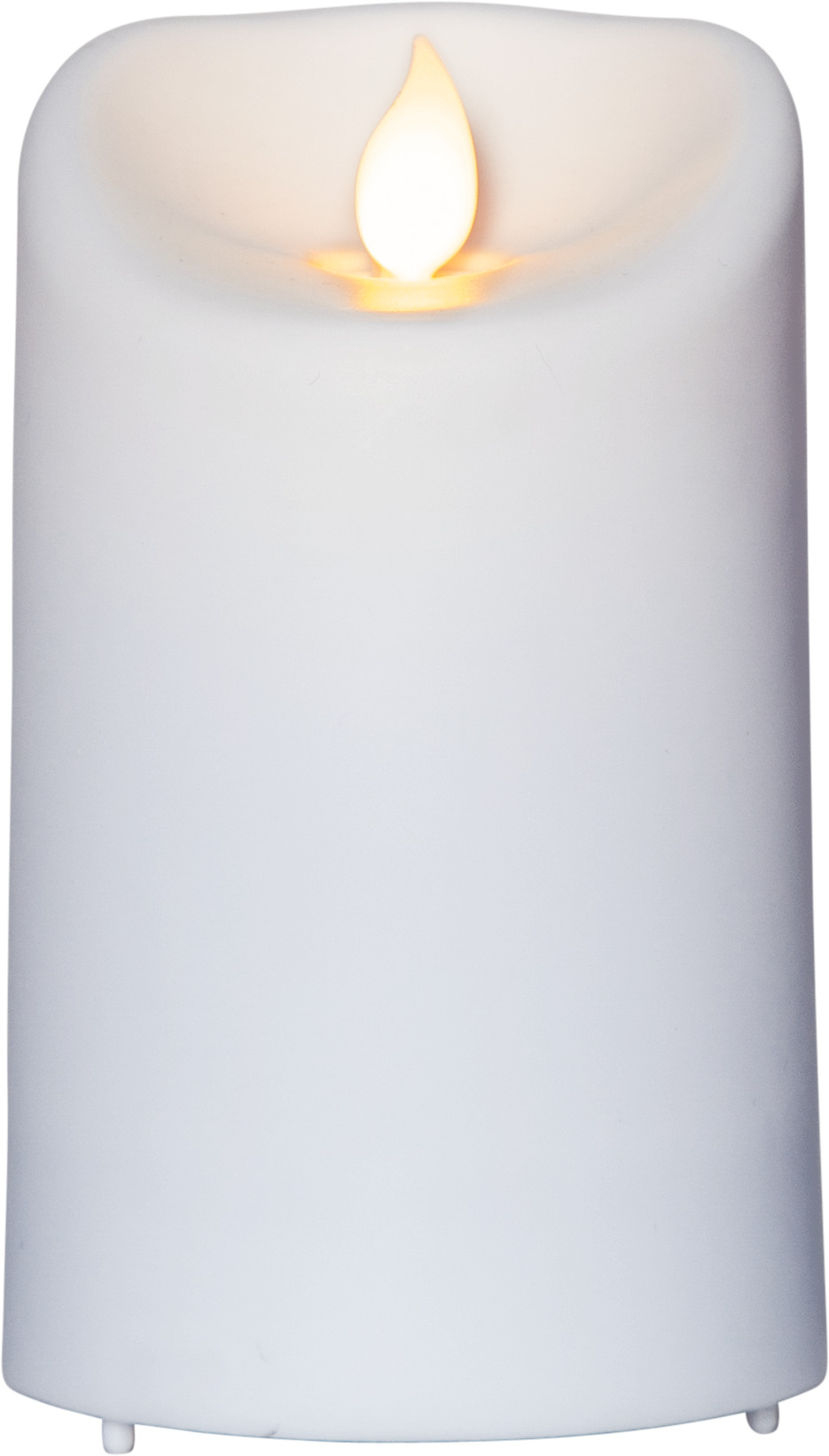 M-TWINKLE kubbelys hvit 12,5 cm batteri/timer_063-55