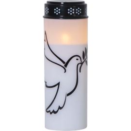 DOVE gravlys 21 cm m/timer og batteri_063-79-1