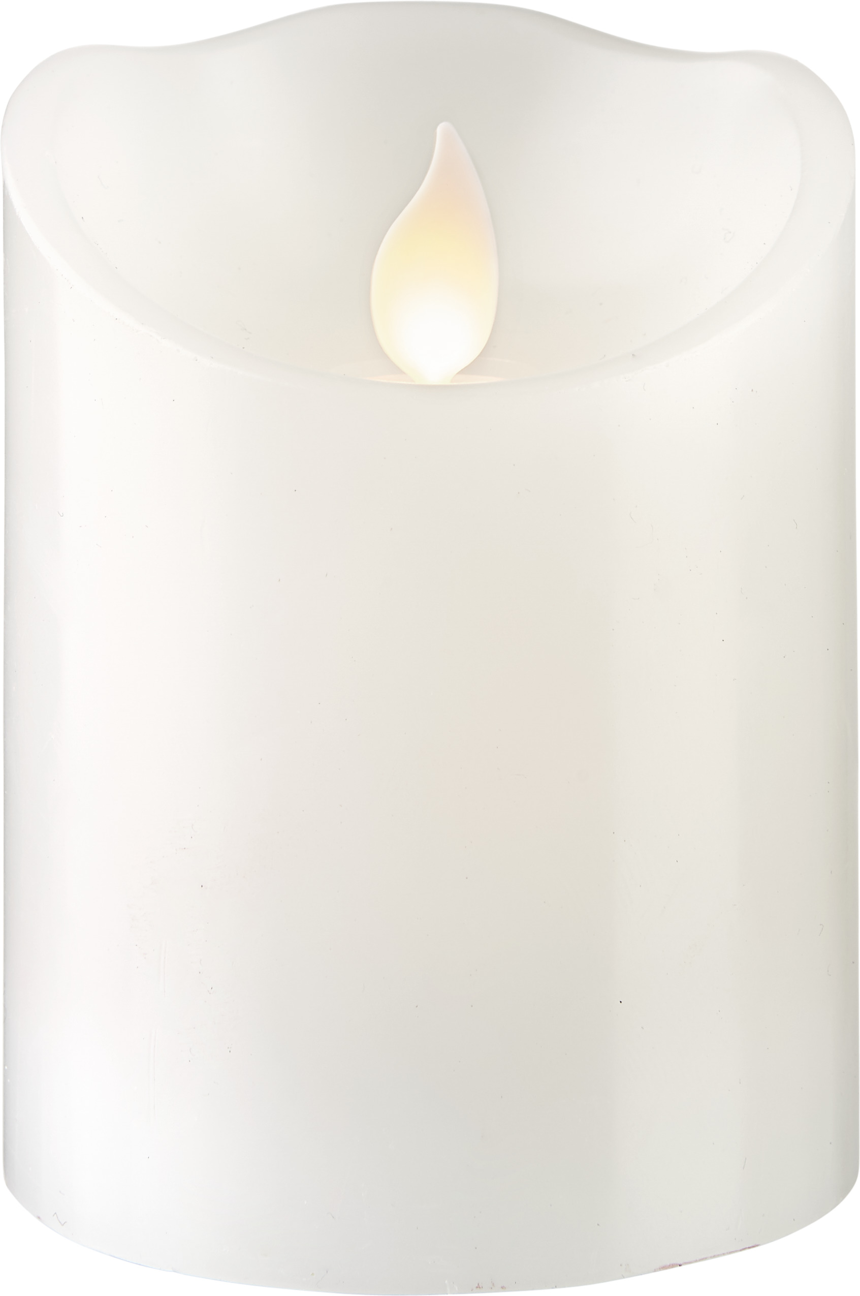 M-TWINKLE kubbelys 10 cm hvit batteri/timer_064-10