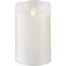 M-TWINKLE kubbelys 12,5 cm hvit batteri/timer_064-11