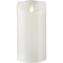 M-TWINKLE kubbelys 15 cm hvit batteri/timer_064-12