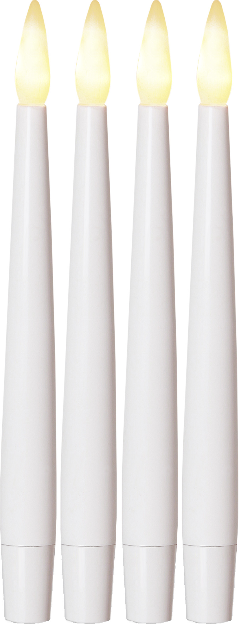 PAULINA antikk lys små plast 4-pk hvit_066-79