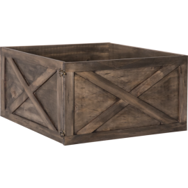 WOODY TREKASSE DEKORASJON BRUN