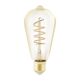 LM-E27-LED ST64 4W 2000K AMBER 1 STK