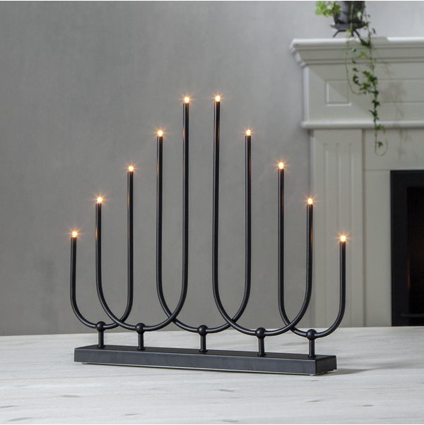 NOVUM stake 10-lys svart