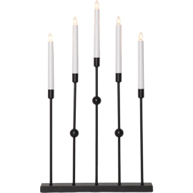 GUSTAVO HØY STAKE 5-LYS SORT