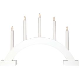 ABBE STAKE 5-LYS HVIT BATTERI/TIMER_139-04