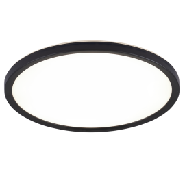 LUNA PLAFOND 12W DIMBAR IP54 Ø23CM SORT