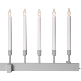 VIND STAKE 5-LYS GRÅBEIGE