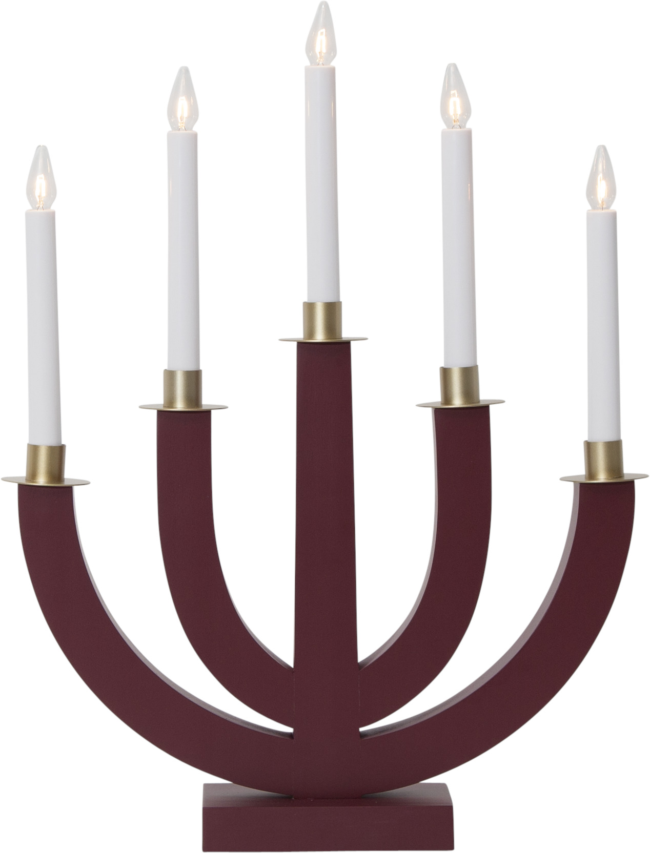 ELI LYSESTAKE 5 LYS ,RØD