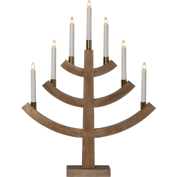 GILLIAN stake 7-lys brun