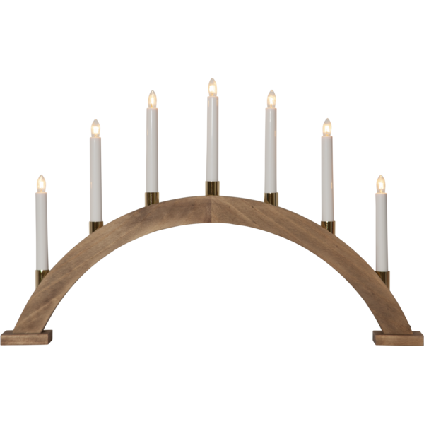 GILLIAN stake 7-lys bue brun