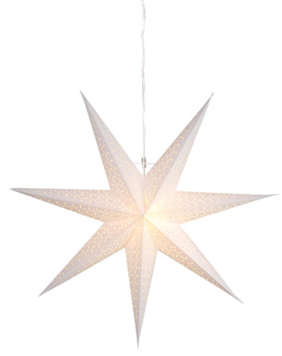 DOT231-22 stjerne 70 cm E14 hvit