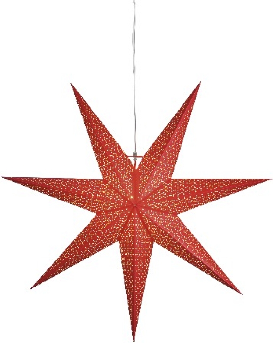 DOT231-27 stjerne 100 cm E14 rød