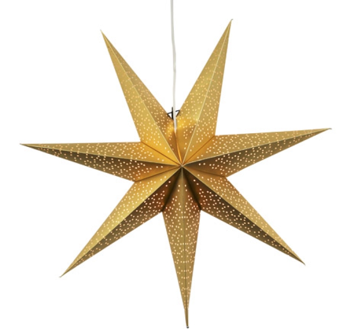 DOT231-53 stjerne 70 cm E14 gull