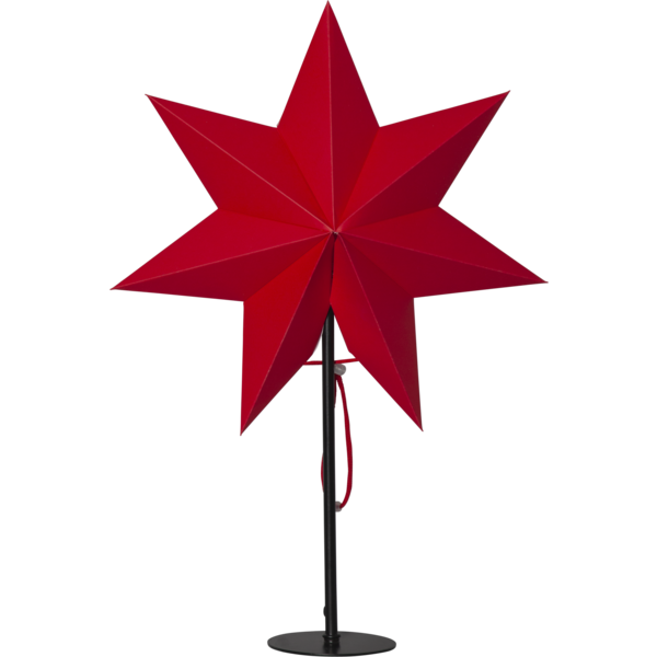 MIXA stjerne på fot rød