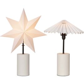 STILA STJERNE/SKJERM M/FOT HVIT_233-30