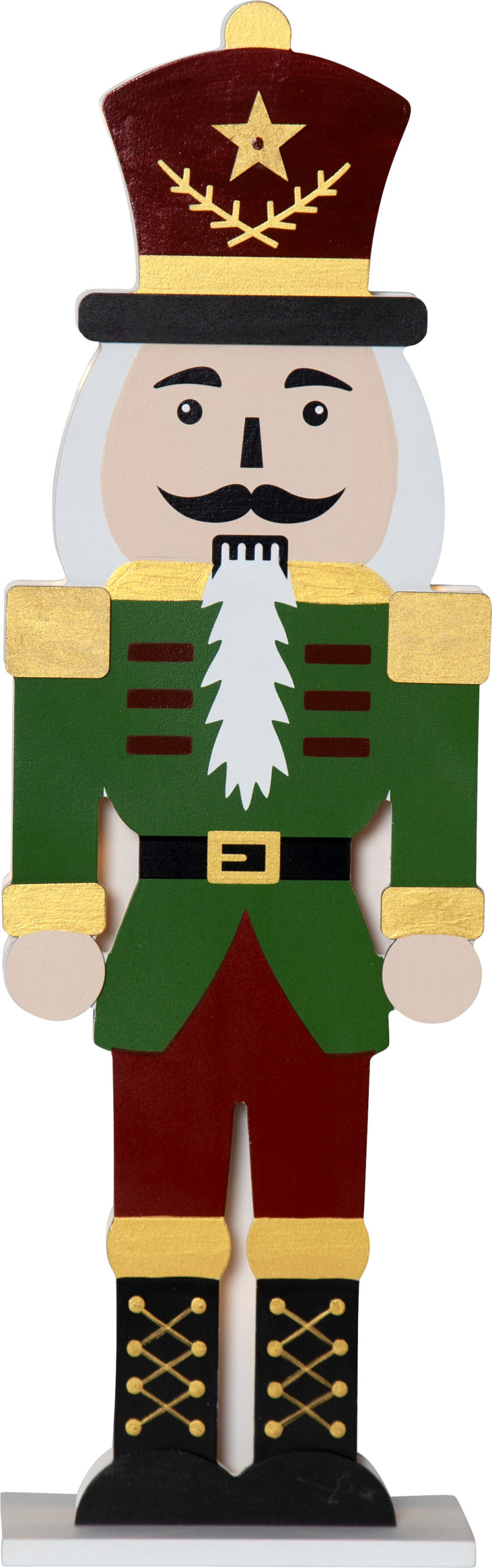 NUTCRACKER271-90 52 cm grønn/rød 2xAA BATTERI/TIMER