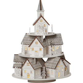 GRAUBERG LAZERCUT SPILLEDÅSE 3 ETG GRÅ 2XAAA BATTERI/TIMER