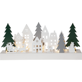 PUZZEL STAKE M/LØSE FIGURER (TRÆR,HUS,DYR)272-26