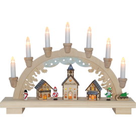 DASSEL275-08 stake 7-lys LED lazercut 3xAA batteri og trafo_275-08