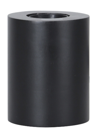 TUB lampefot 10 cm i tre E27 svart-296-42-1