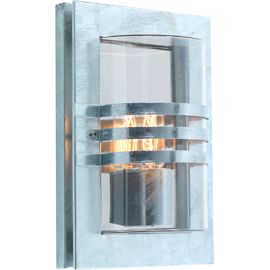 EKEBERG VEGG H33CM GALV. 1x60W E27 IP44