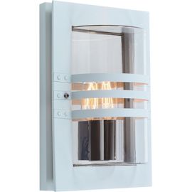 EKEBERG VEGG H33CM M.HVIT 1x60W E27 IP44