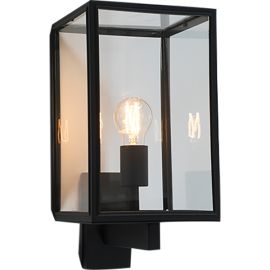 ROMA VEGG SORT 1x60W E27 IP44 STOR M/ARM