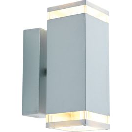 BEITO VEGG LYS GRÅ 2x5W GU10 LED IP44