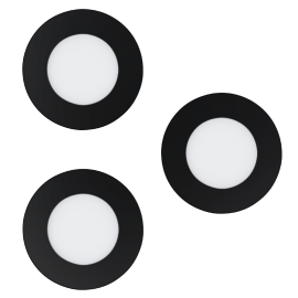 SET 3XLED-CCT-EINBAUSPOT Ø86 SW