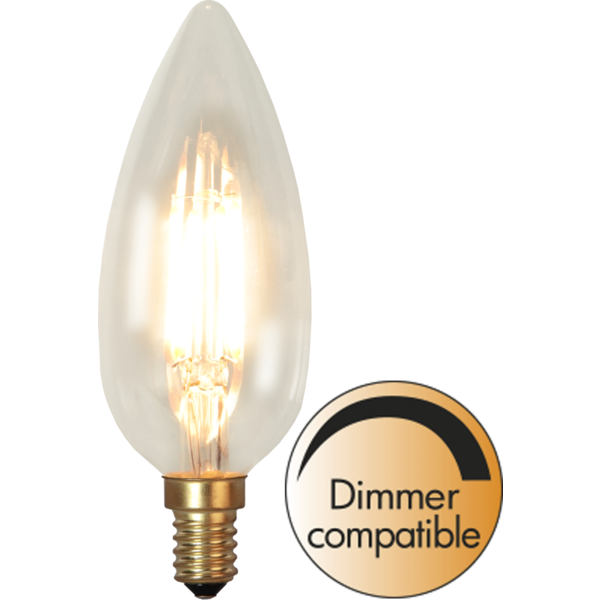 Decoration LED Mignon klar fila E14 3W 2