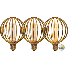 DECOLED METALL G125 GLOBE E27 4.3W 1800K