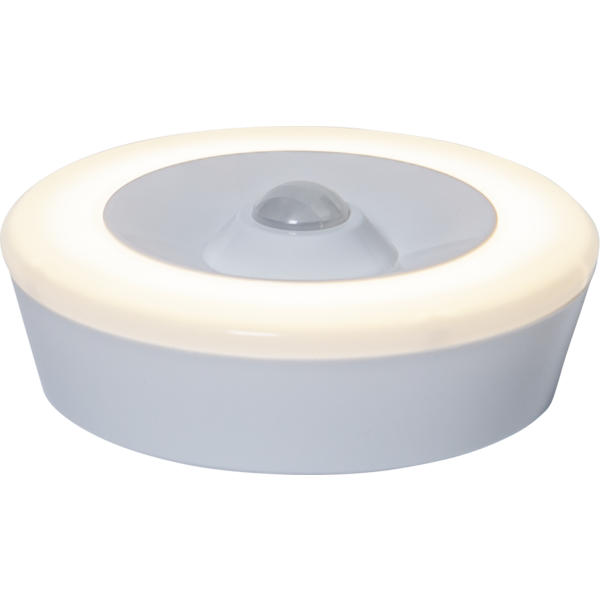 Functional nattlampe rund m/sensor batte