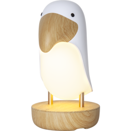 FUNCTIONAL TOUCAN NATTLAMPE DIMBAR M/USB kabel