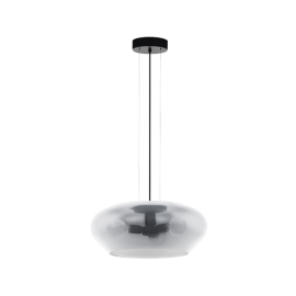 PRIORAT PENDEL SORT/TRANS E27 3x20W_39658