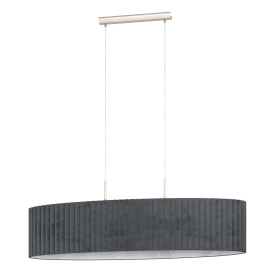 TAMARESCO TAKLAMPE GRÅ OG SØLV E27