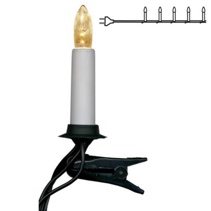 TREE LIGHT juletrebelysning 16-lys LED dobbelledning_400-95