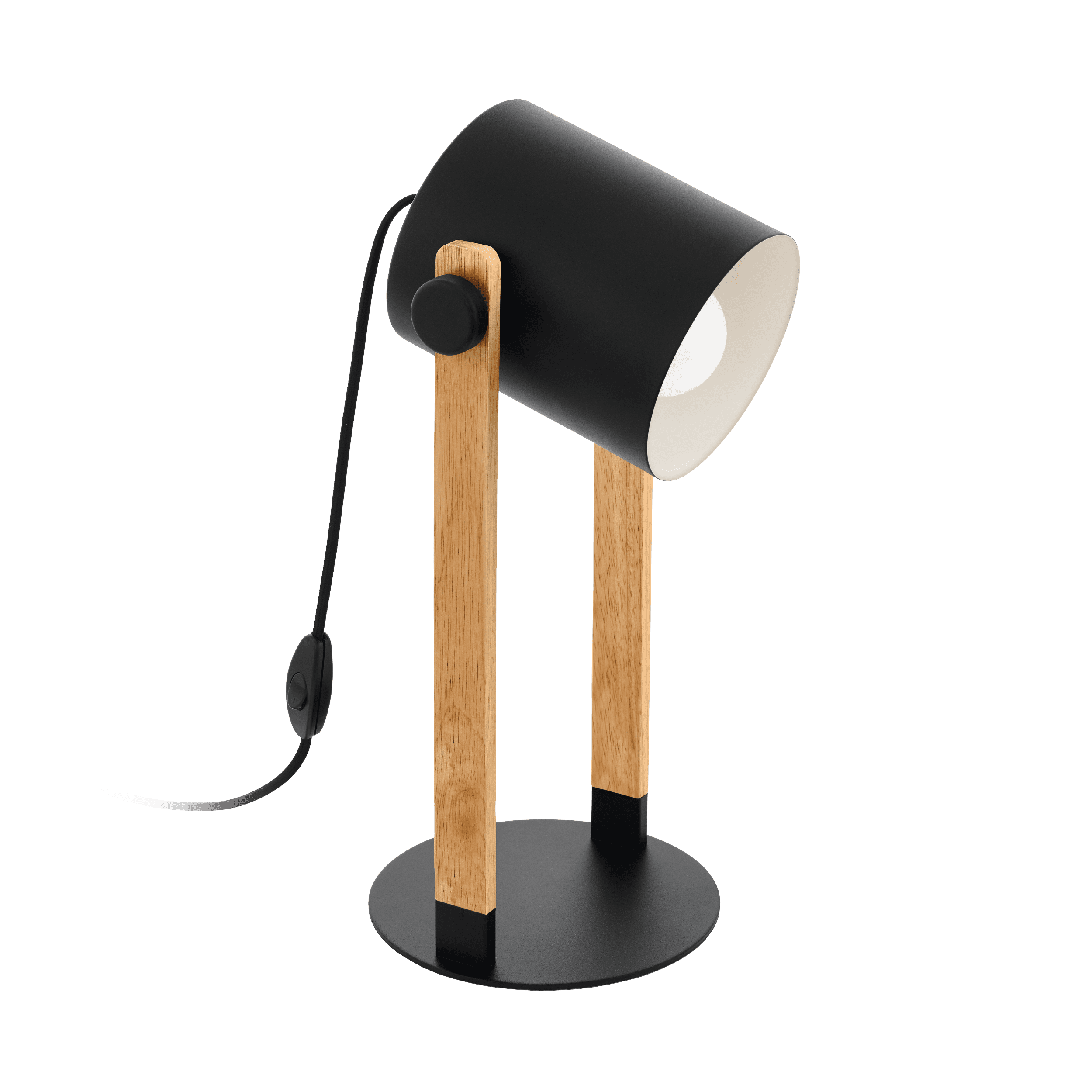 HORNWOOD BORD SORT/TRE 1x28W E27_43047