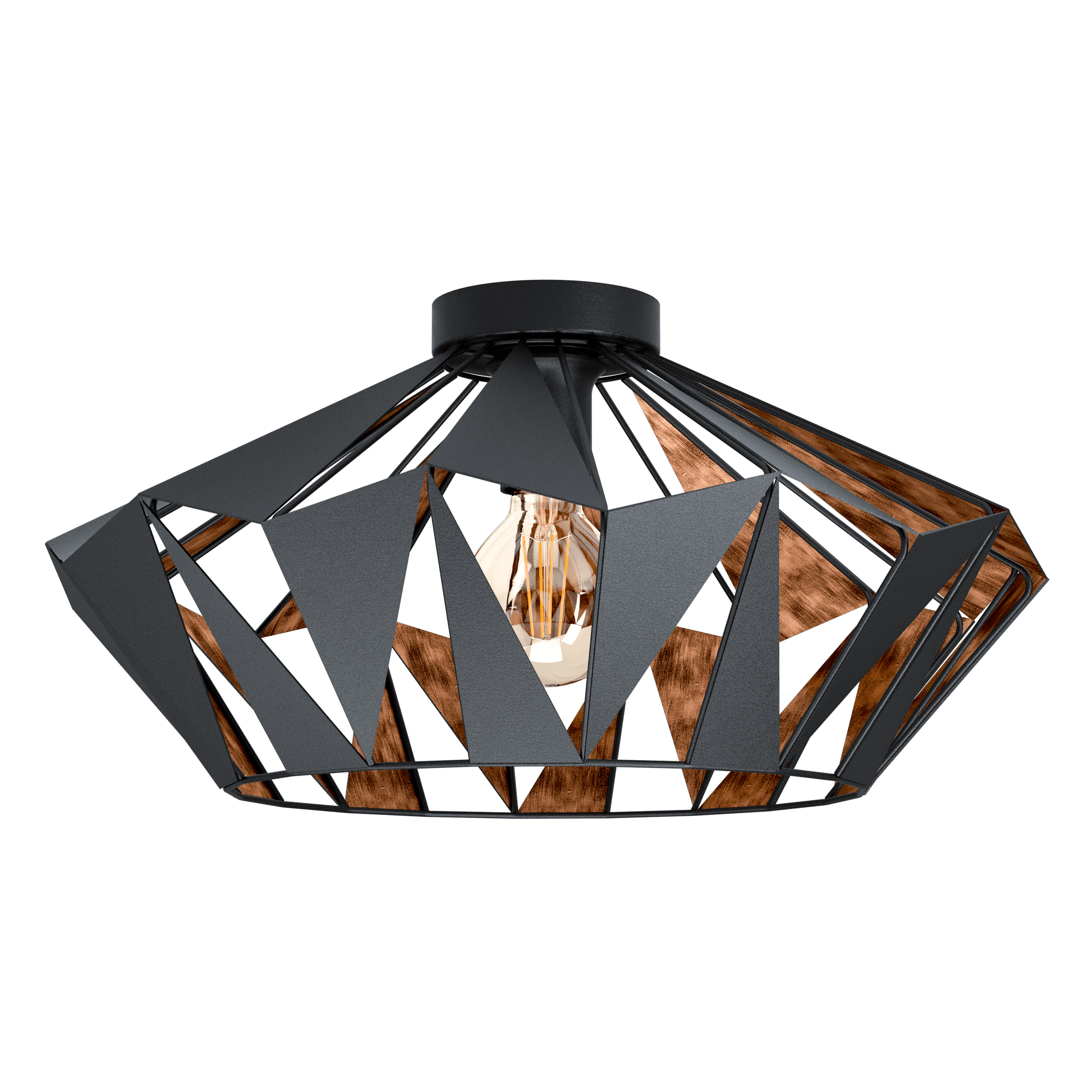 CARLTON 6 TAK SORT/KOBBER 47CM E27_43399