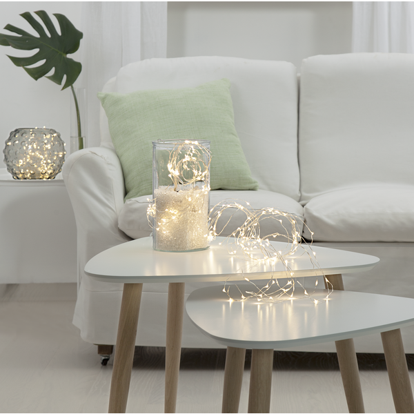 DEW DROP BUNT 200-LYS 2M DAYLIGHT/SØLV K