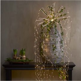 DEW DROP hengende 600-lys daylight/sølv_456-25-1